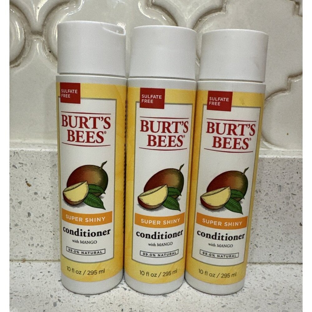3-Burt’s Bees Super Shiny Conditioner Mango 10oz